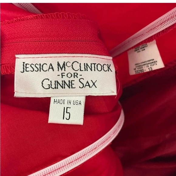 Jessica McClintock Gunne Sax vintage evening strapless dress - Picture 5 of 10